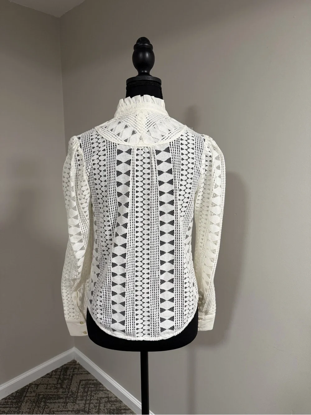 Anthropologie Laced Buttondown